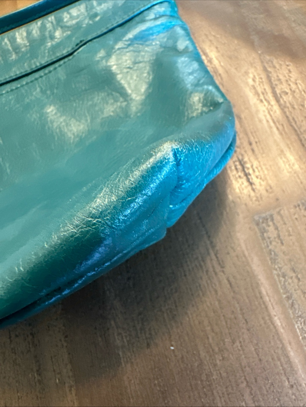 Hobo Teal Leather Crossbody Bag — image 6 of 6